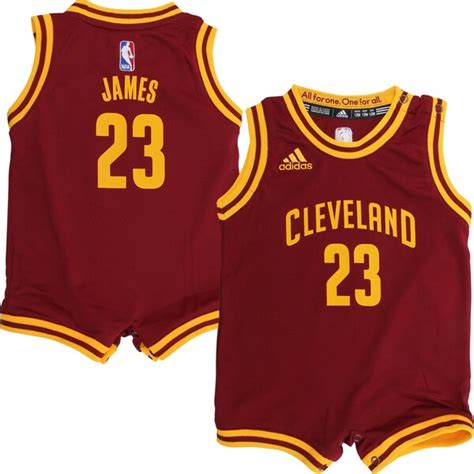 adidas Cleveland Cavaliers Newborn & Infant Wine/Gold Fan Replica 